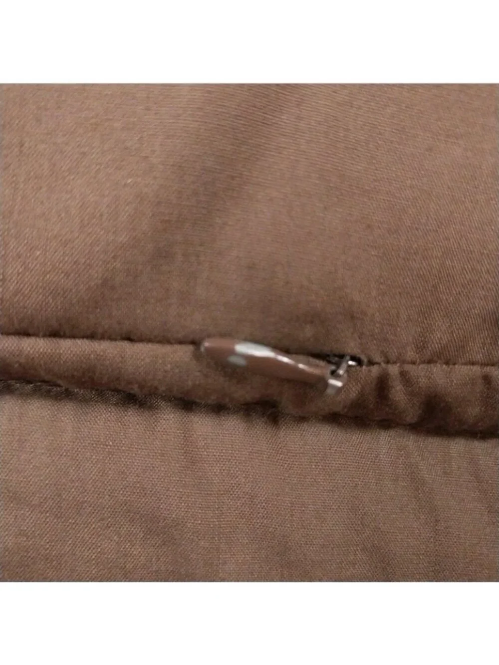2 Croscill Home Striped Standard Pillow Shams Covers Faux Leather Trim Fit 19x25